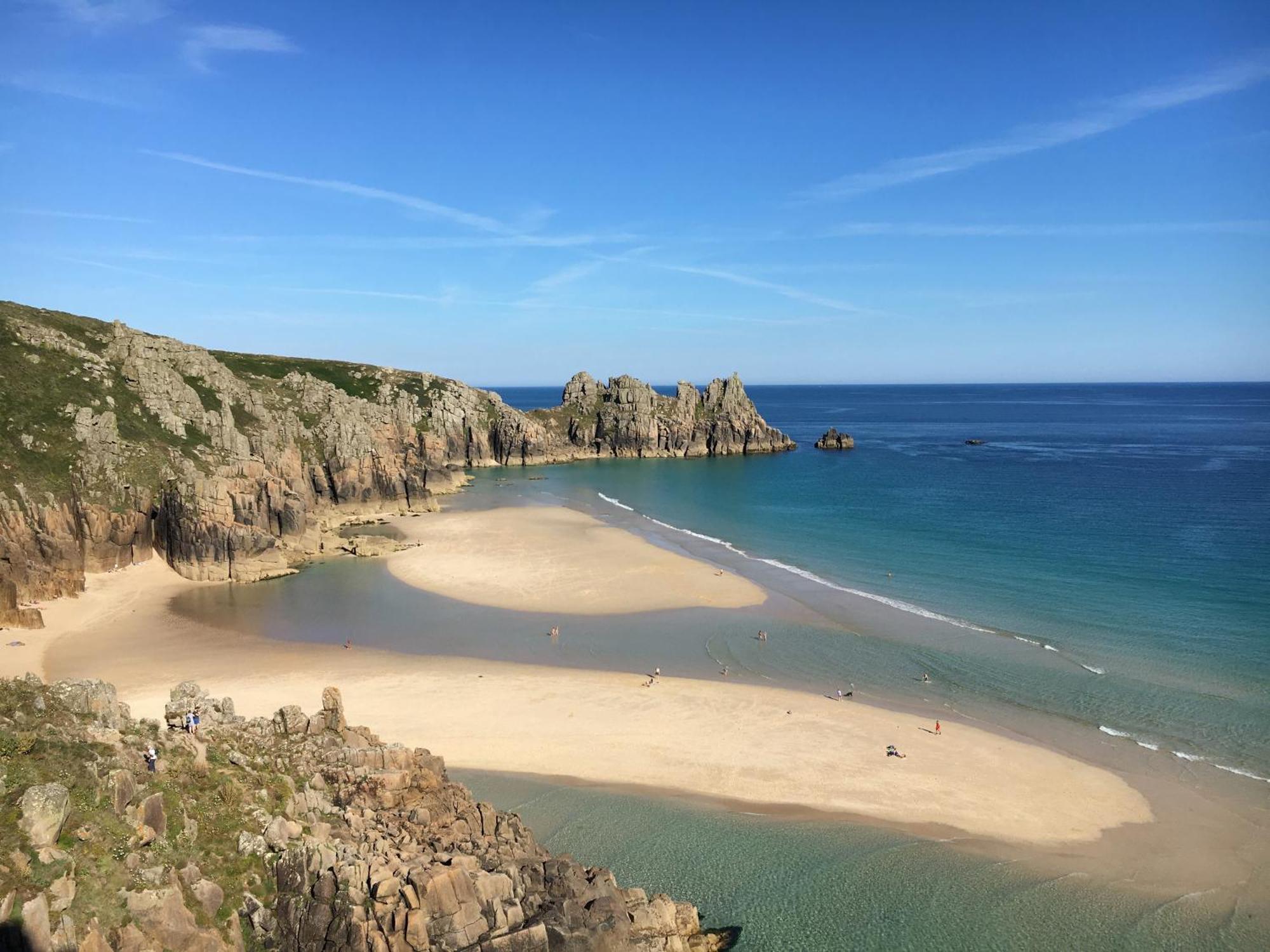 Trengothal Barn Apartamento Porthcurno Exterior foto