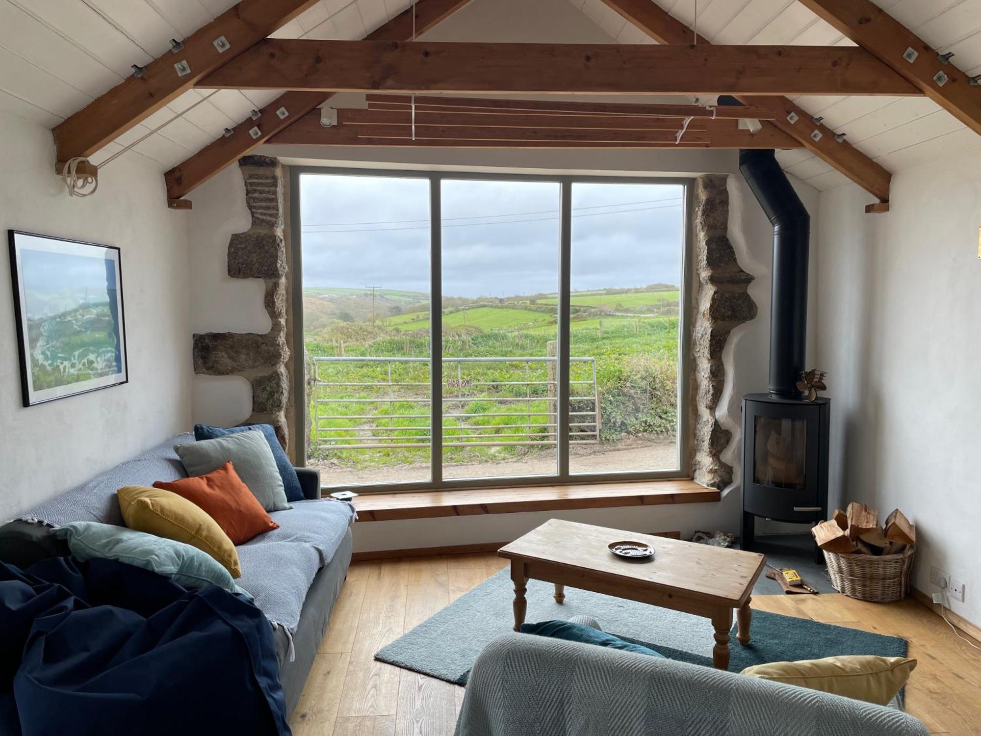 Trengothal Barn Apartamento Porthcurno Exterior foto